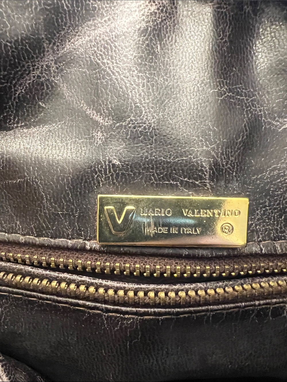Valentino Brown Monogram Signature Satchel - Picture 7 of 11